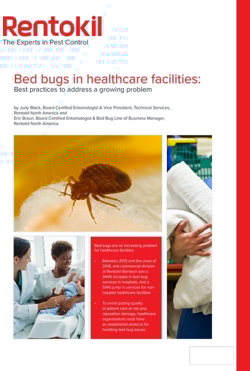 Bed Bugs in Healthcare Best practices to address a growing problem